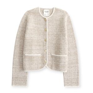 Abercrombie & Fitch Tweed Inspired Sweater Jacket